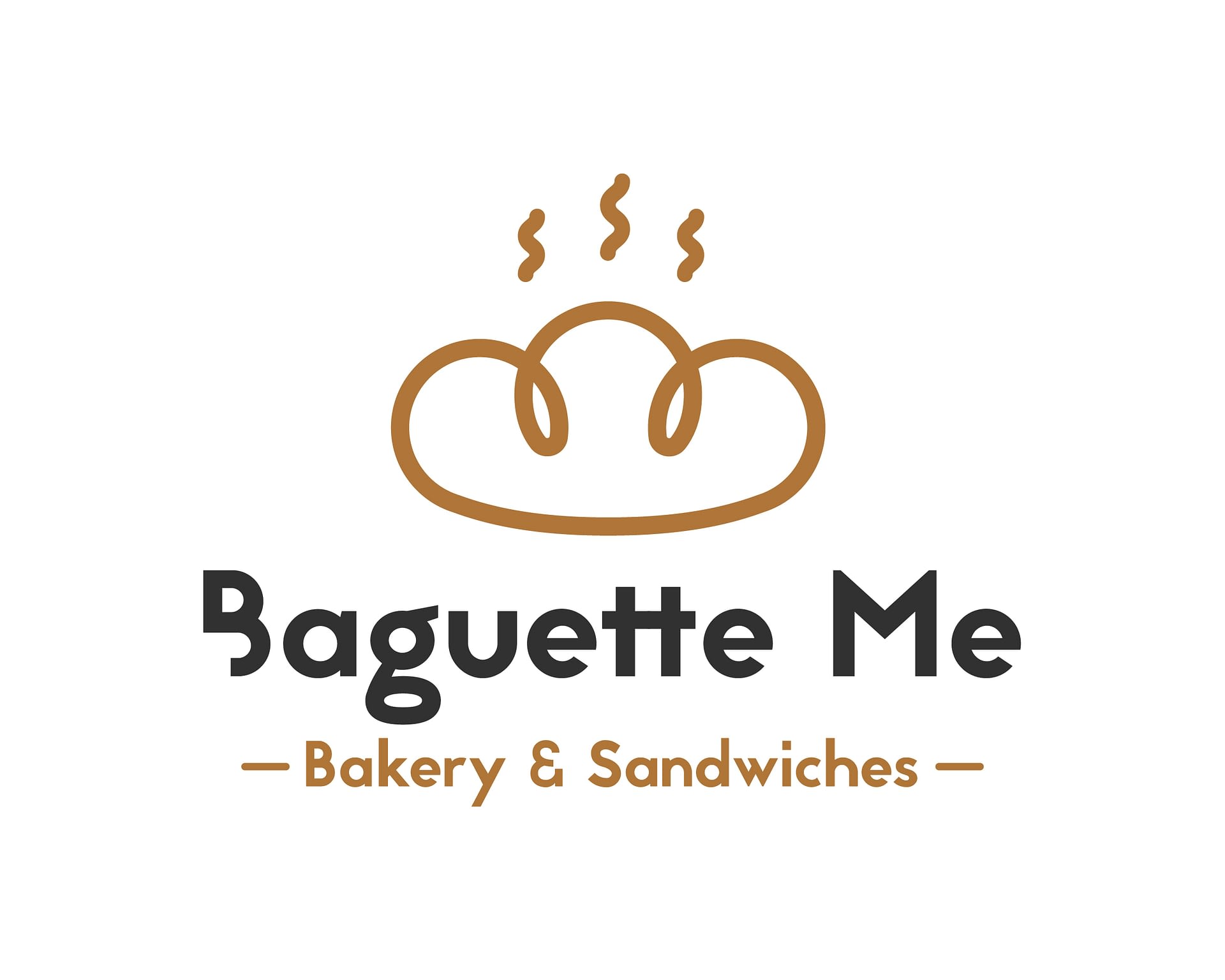 Diseño del logo de Baguette Me